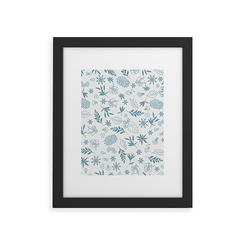 Iveta Abolina Oslo Winter Frost Framed Art Print