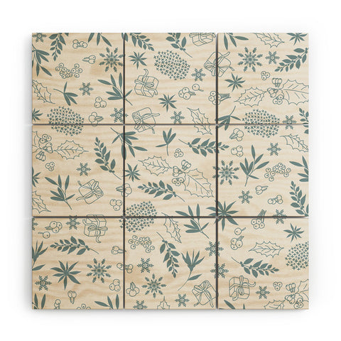 Iveta Abolina Oslo Winter Frost Wood Wall Mural