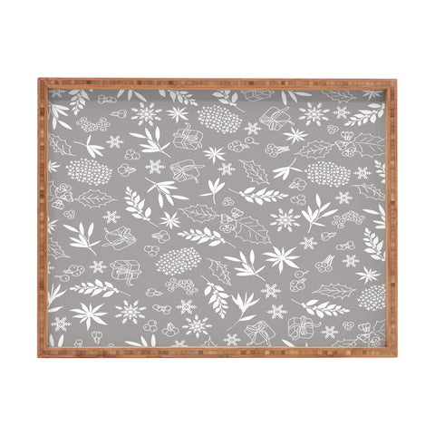 Iveta Abolina Oslo Winter Tan Rectangular Tray