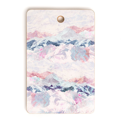 Iveta Abolina Painted Rockies Cutting Board Rectangle