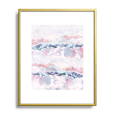 Iveta Abolina Painted Rockies Metal Framed Art Print