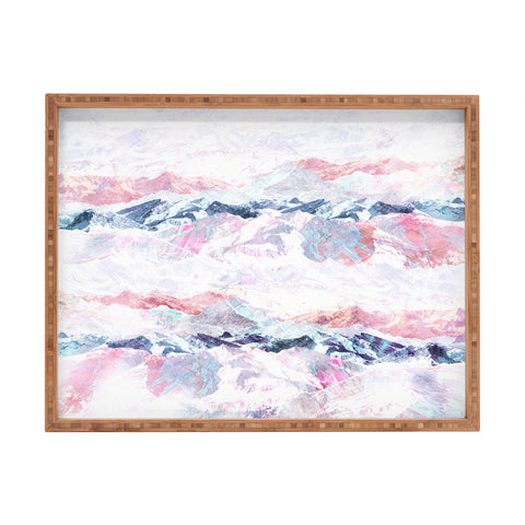 Iveta Abolina Painted Rockies Rectangular Tray