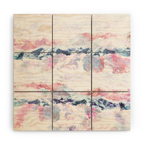 Iveta Abolina Painted Rockies Wood Wall Mural