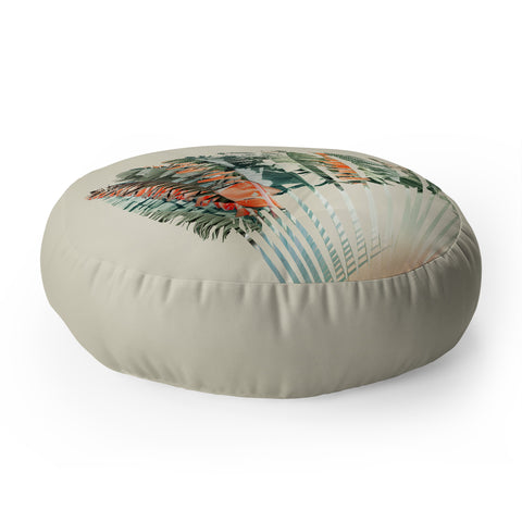 Iveta Abolina Palm Desert Sunrise Floor Pillow Round