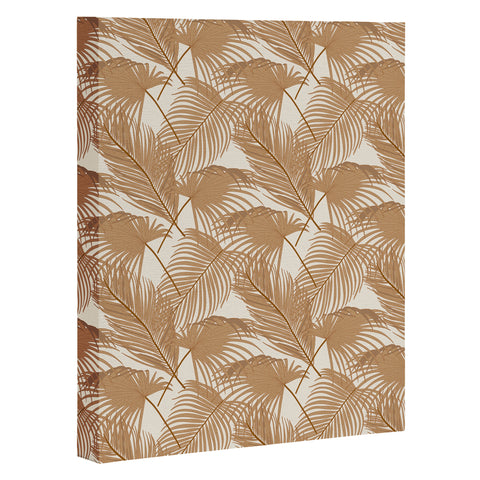 Iveta Abolina Palm Leaves Beige Art Canvas