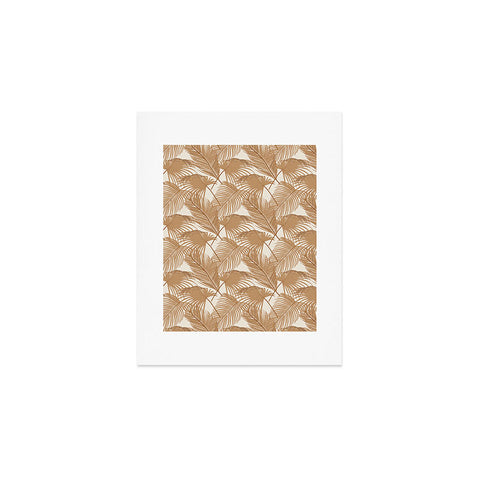 Iveta Abolina Palm Leaves Beige Art Print