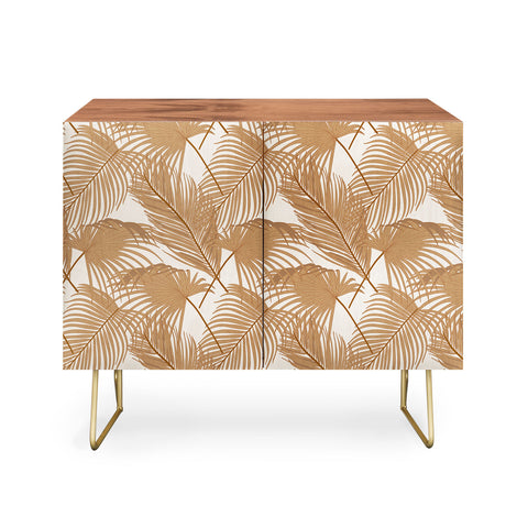 Iveta Abolina Palm Leaves Beige Credenza