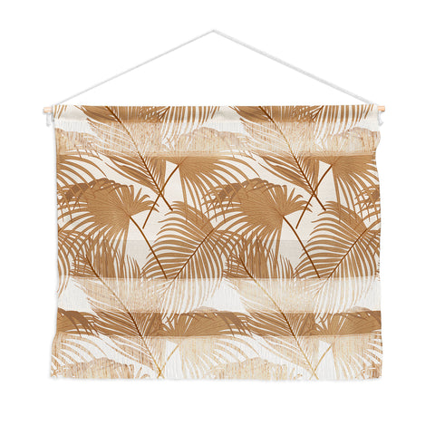 Iveta Abolina Palm Leaves Beige Wall Hanging Landscape