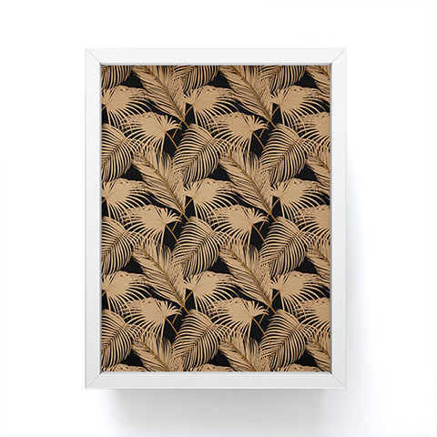 Iveta Abolina Palm Leaves Black Framed Mini Art Print
