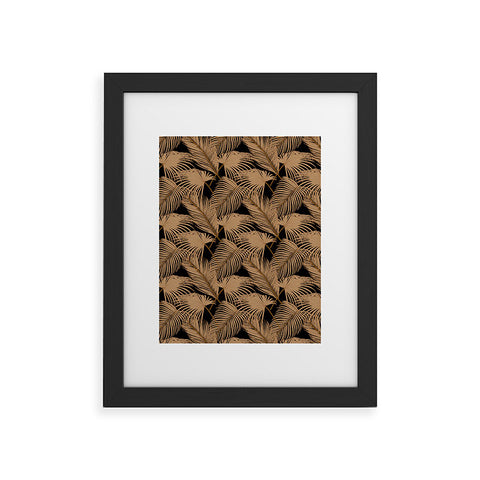 Iveta Abolina Palm Leaves Black Framed Art Print