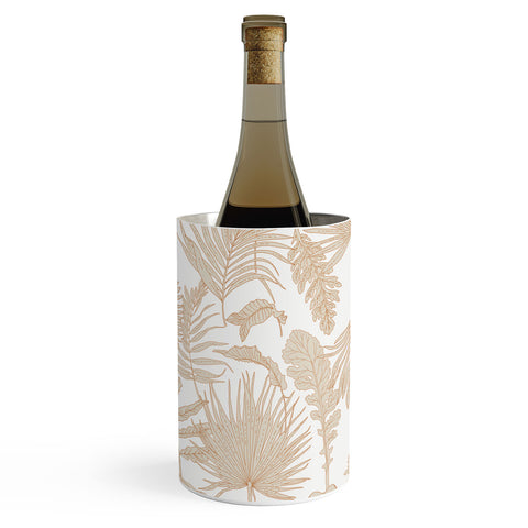Iveta Abolina Palm Leaves Cream White Wine Chiller