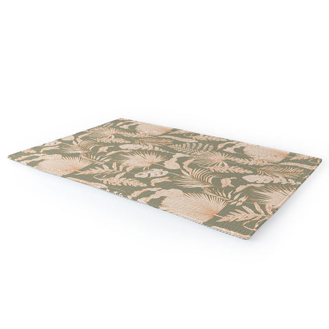 Iveta Abolina Palm Leaves Sage Area Rug