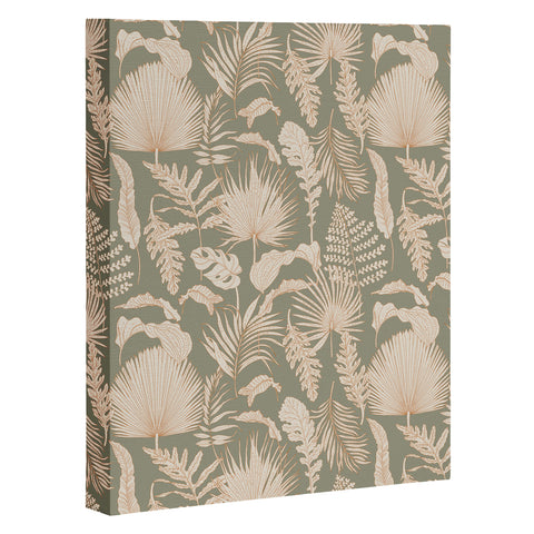 Iveta Abolina Palm Leaves Sage Art Canvas