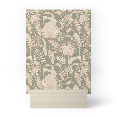 Iveta Abolina Palm Leaves Sage Mini Art Print
