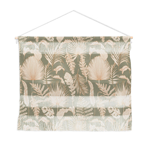 Iveta Abolina Palm Leaves Sage Wall Hanging Landscape