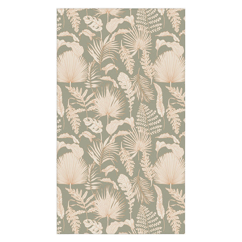 Iveta Abolina Palm Leaves Sage Tablecloth