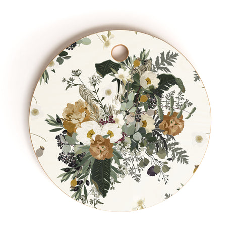 Iveta Abolina Paloma Cream Cutting Board Round