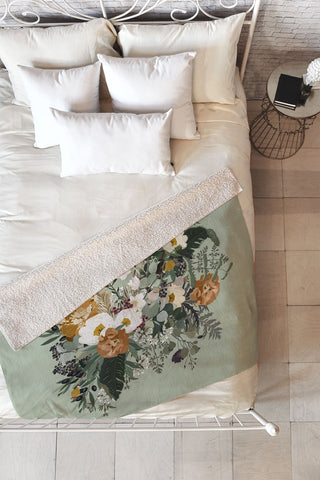 Iveta Abolina Paloma Midday Fleece Throw Blanket