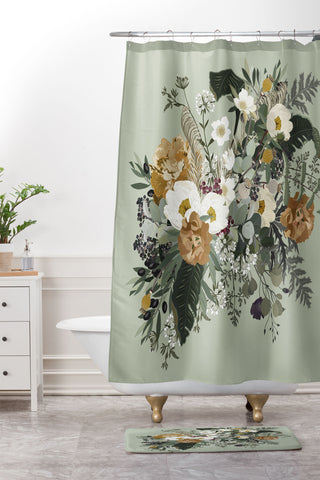 Iveta Abolina Paloma Midday Shower Curtain And Mat