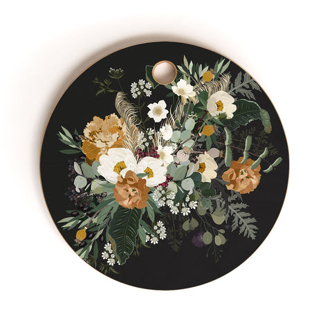 Iveta Abolina Paloma Night Cutting Board Round