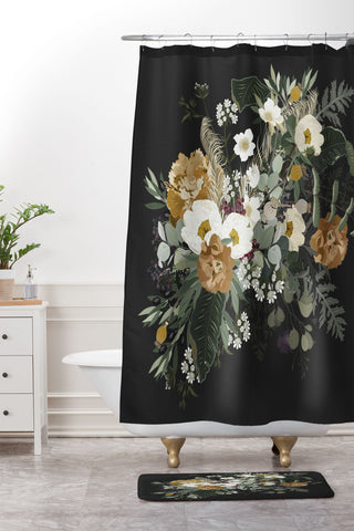 Iveta Abolina Paloma Night Shower Curtain And Mat