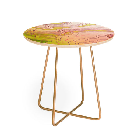 Iveta Abolina Papaya Boat Round Side Table
