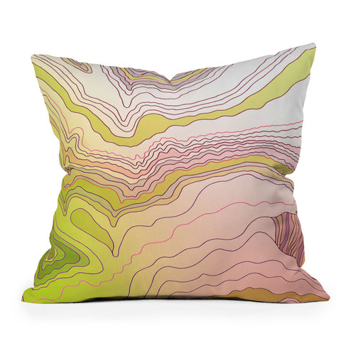 Iveta Abolina Papaya Boat Throw Pillow