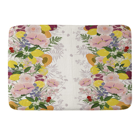 Iveta Abolina Papaya Prosecco Memory Foam Bath Mat