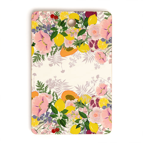 Iveta Abolina Papaya Prosecco Cutting Board Rectangle