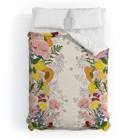 Iveta Abolina Papaya Prosecco Duvet Cover