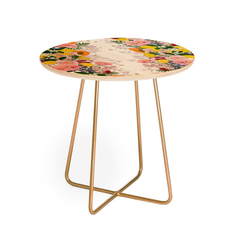 Iveta Abolina Papaya Prosecco Round Side Table