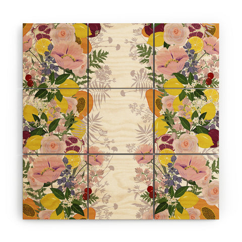 Iveta Abolina Papaya Prosecco Wood Wall Mural