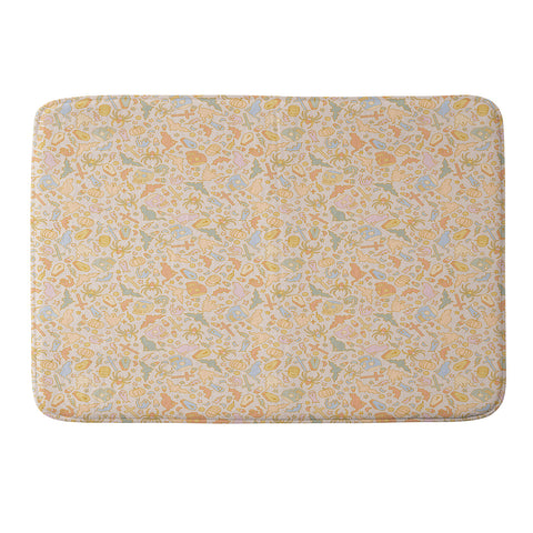 Iveta Abolina Pastel Halloween Memory Foam Bath Mat