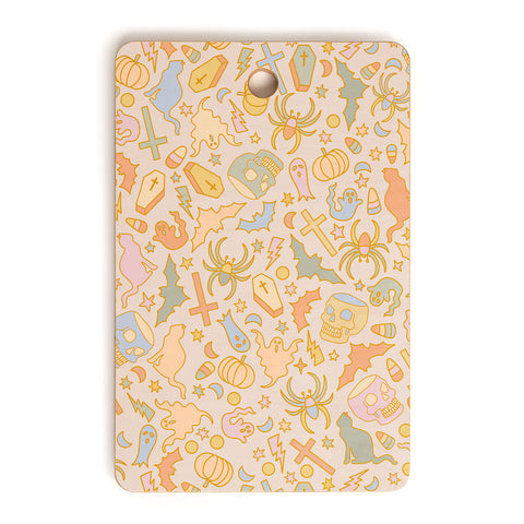 Iveta Abolina Pastel Halloween Cutting Board Rectangle