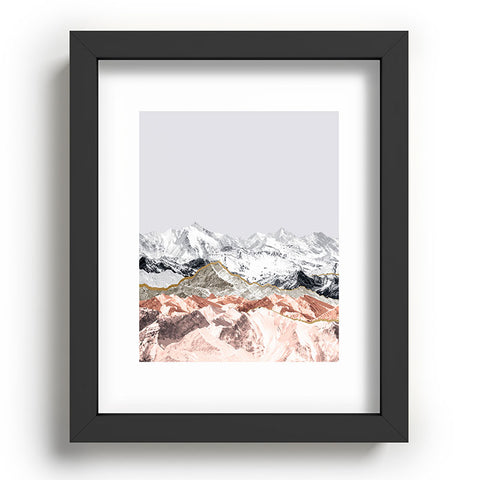 Iveta Abolina Pastel Mountains I Recessed Framing Rectangle