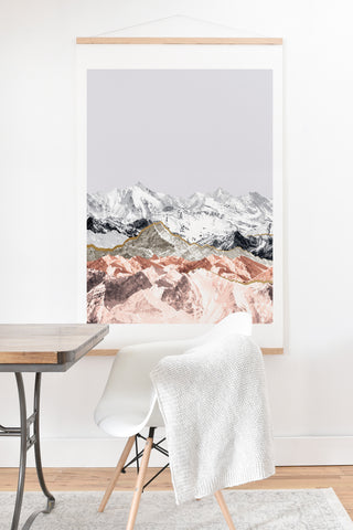 Iveta Abolina Pastel Mountains I Art Print And Hanger