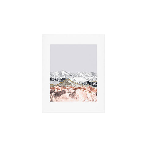 Iveta Abolina Pastel Mountains I Art Print