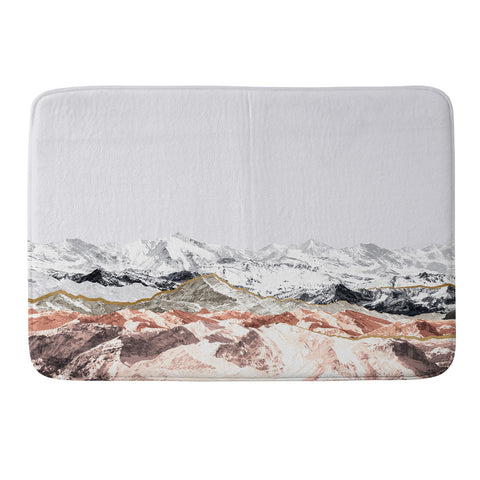 Iveta Abolina Pastel Mountains I Memory Foam Bath Mat