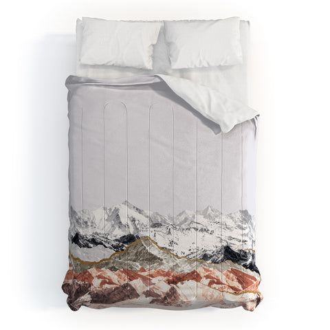 Iveta Abolina Pastel Mountains I Comforter