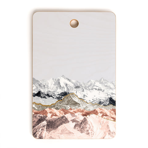 Iveta Abolina Pastel Mountains I Cutting Board Rectangle