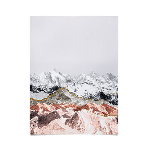 Iveta Abolina Pastel Mountains I Poster