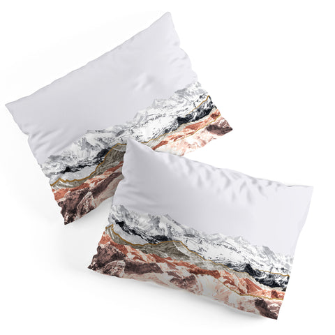 Iveta Abolina Pastel Mountains I Pillow Shams