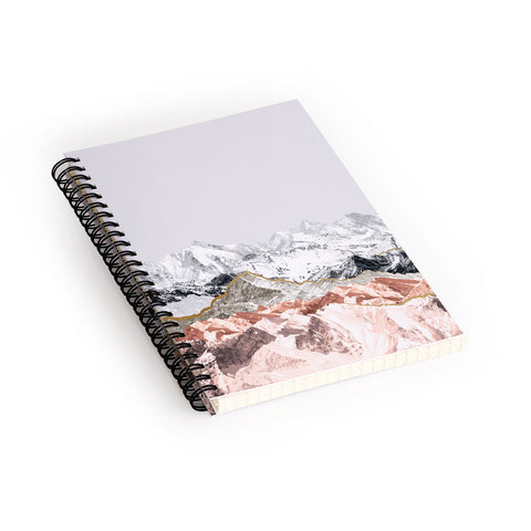 Iveta Abolina Pastel Mountains I Spiral Notebook