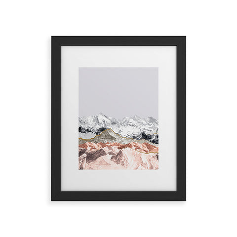 Iveta Abolina Pastel Mountains I Framed Art Print