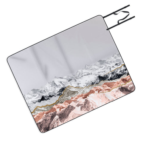 Iveta Abolina Pastel Mountains I Picnic Blanket