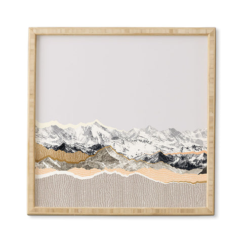 Iveta Abolina Pastel Mountains II Framed Wall Art
