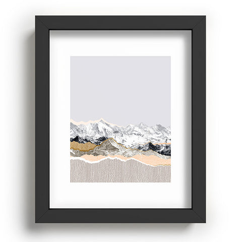 Iveta Abolina Pastel Mountains II Recessed Framing Rectangle