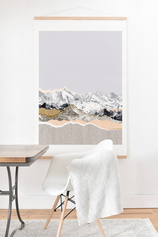 Iveta Abolina Pastel Mountains II Art Print And Hanger