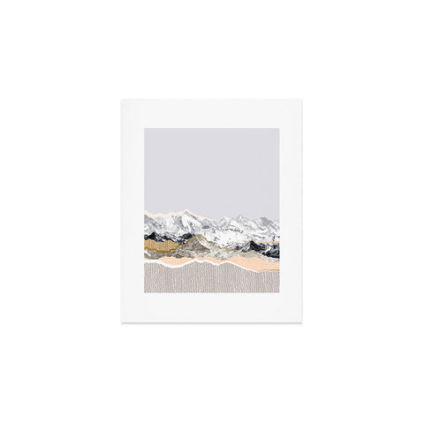 Iveta Abolina Pastel Mountains II Art Print