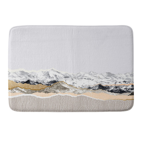 Iveta Abolina Pastel Mountains II Memory Foam Bath Mat